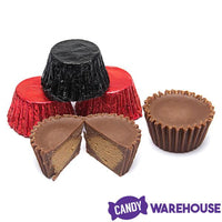 Reeses Peanut Butter Cups Color Combo - Red and Black: 400-Piece Box - Candy Warehouse