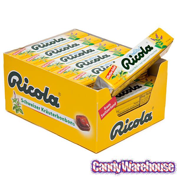 Ricola Herb Candy Drops Packs: 18-Piece Box - Candy Warehouse