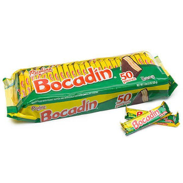 Ricolino Bocadin Chocolate Snack Wafers: 50-Piece Pack - Candy Warehouse