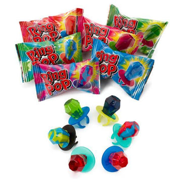 Ring Pop Assorted Candy: 44-Piece Tub - Candy Warehouse