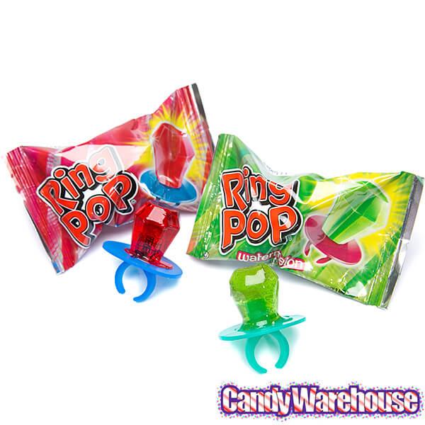 Ring Pops Christmas 4-Packs: 12-Piece Box - Candy Warehouse