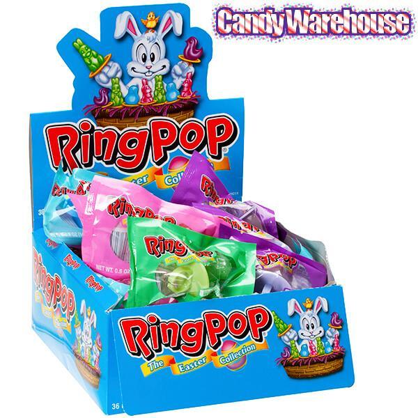 Ring Pops Easter: 36-Piece Box - Candy Warehouse