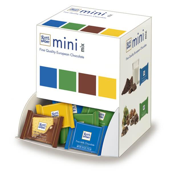 Ritter Sport Mini Chocolate Squares Assortment: 48-Piece Box - Candy Warehouse