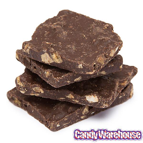 Roca Thins Buttercrunch Toffee Candy - Dark Chocolate: 5.3-Ounce Bag - Candy Warehouse