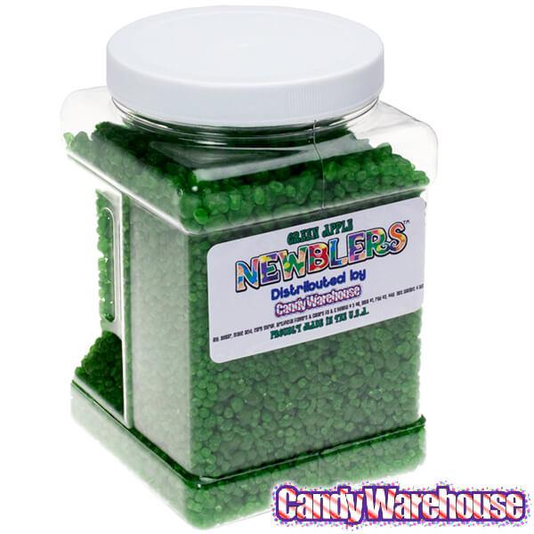 Rock Candy Chewy Nuggets - Green Apple: 4LB Tub - Candy Warehouse