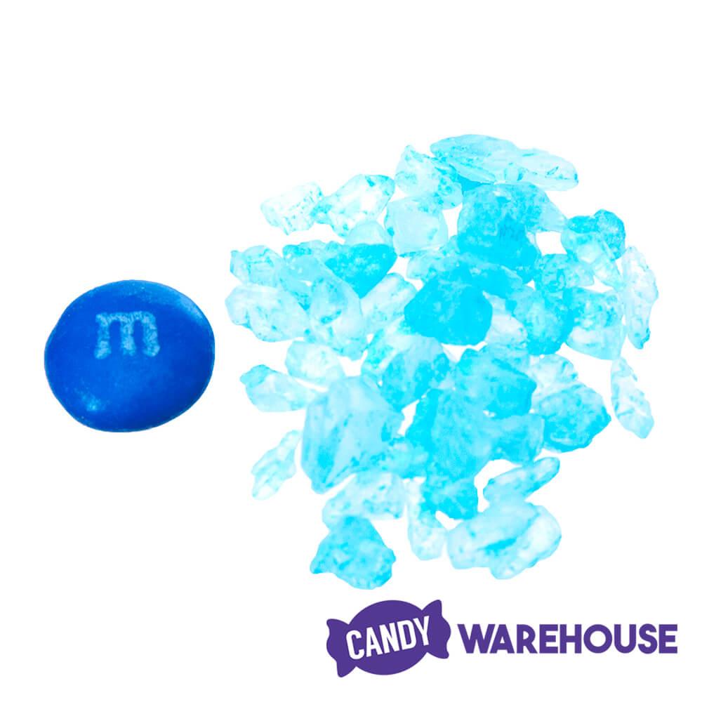 Rock Candy Crystals - Light Blue: 5LB Box - Candy Warehouse