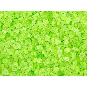 Rock Candy Crystals - Light Green: 5LB Box - Candy Warehouse