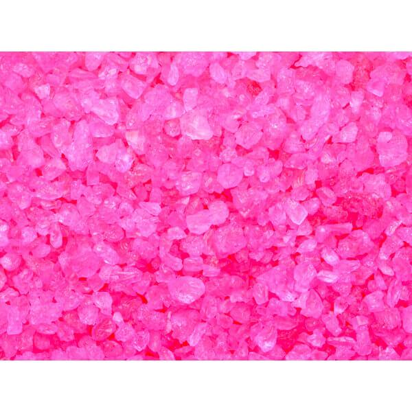 Rock Candy Crystals - Pink: 5LB Box - Candy Warehouse