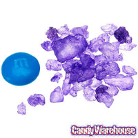 Rock Candy Crystals - Purple: 5LB Box - Candy Warehouse