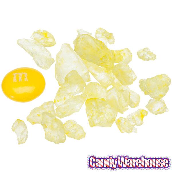Rock Candy Crystals - Yellow: 5LB Box - Candy Warehouse