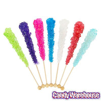 Rock Candy Sticks Assortment: 60-Piece Display - Candy Warehouse