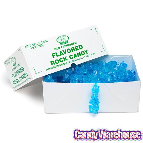 Rock Candy Strings - Blue: 5LB Box - Candy Warehouse