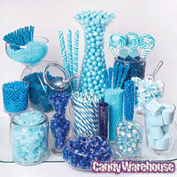 Rock Candy Strings - Light Blue: 5LB Box - Candy Warehouse