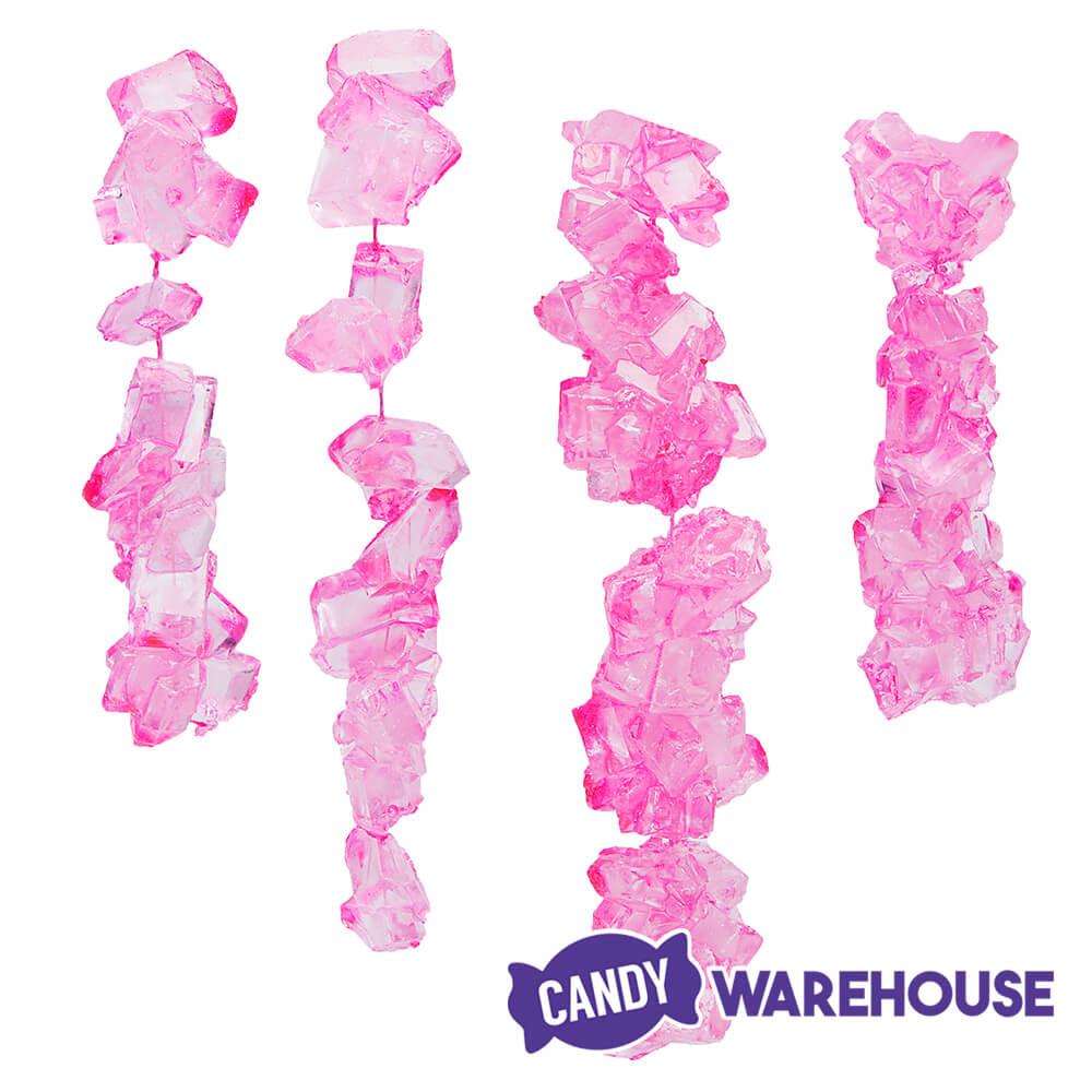 Rock Candy Strings - Pink Cherry: 5LB Box - Candy Warehouse