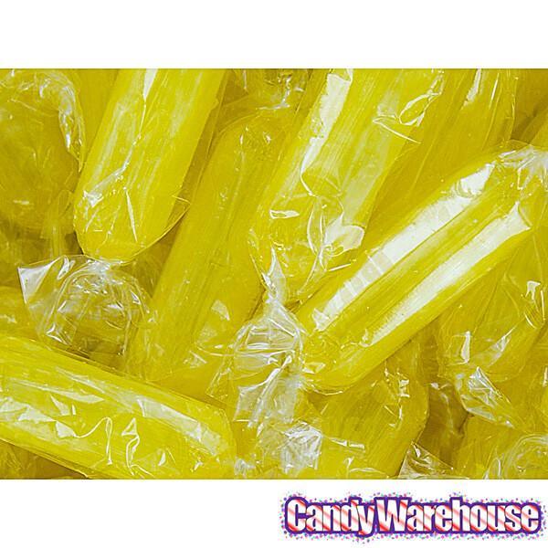 Rods Hard Candy - Lemon: 3LB Bag - Candy Warehouse