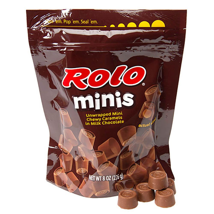 ALL NEW! Rolo Unwrapped 8 Oz (one bag)