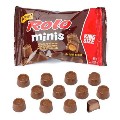 Rolo Minis Candy King Size Pouches: 16-Piece Box – Candy Warehouse
