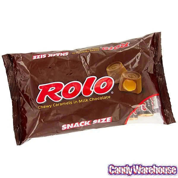 One Rolo Candy Rolo Snack Size Candy Rolls: 10-Ounce Bag – Candy Warehouse