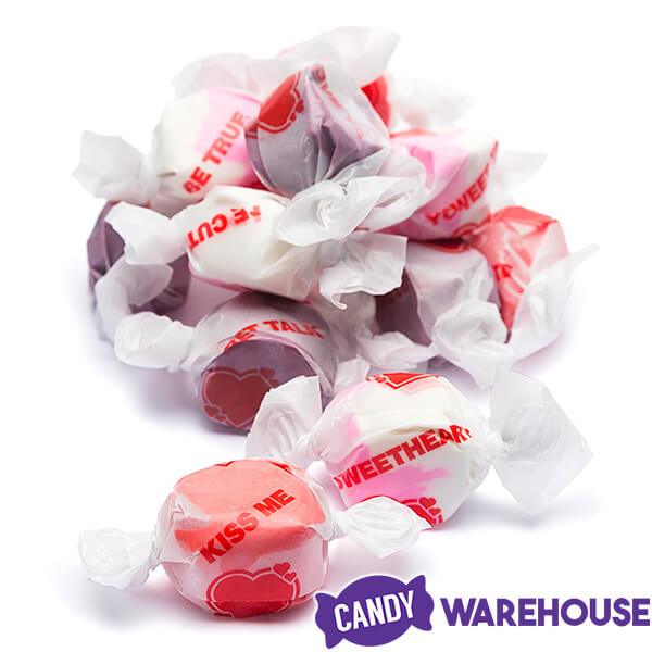 Romantic Sweet Talkin' Heart Taffy: 3LB Bag - Candy Warehouse