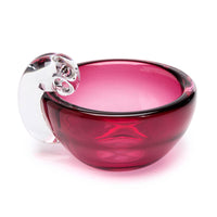 Round Crystal Candy Dish - Pink - Candy Warehouse