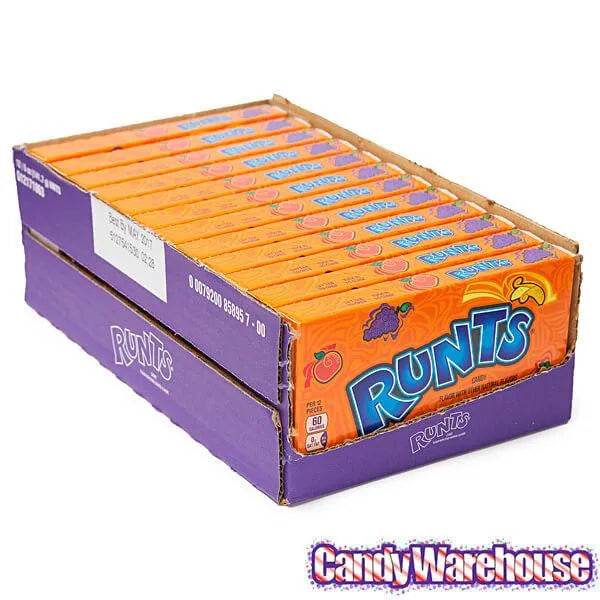 Runts Candy 5-Ounce Packs: 12-Piece Box – Candy Warehouse