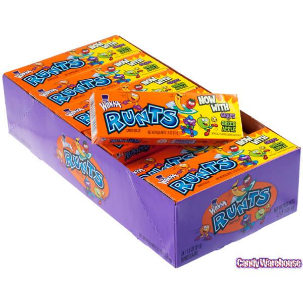 Runts Candy Packs: 24-Piece Box - Candy Warehouse