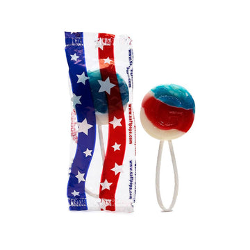 Saf-T-Pops Lollipops - Patriotic: 5LB Bag - Candy Warehouse