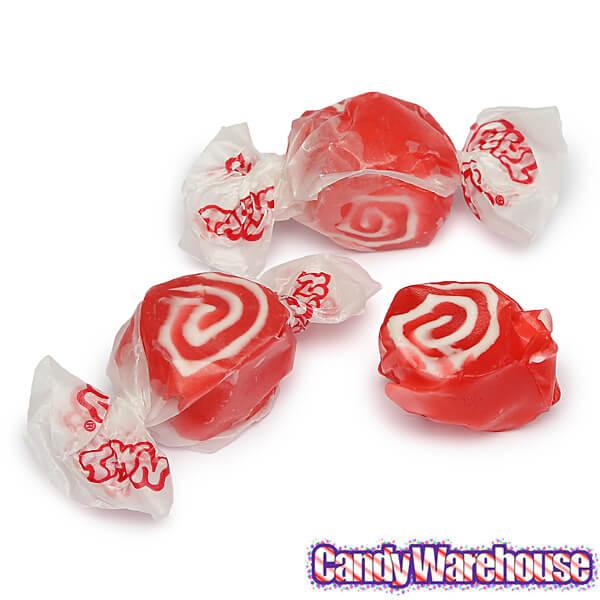 Salt Water Taffy - Red Licorice Swirl: 2.5LB Bag - Candy Warehouse