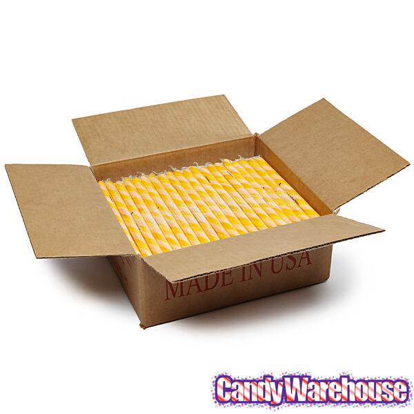 Salted Caramel Hard Candy Sticks: 100-Piece Box - Candy Warehouse