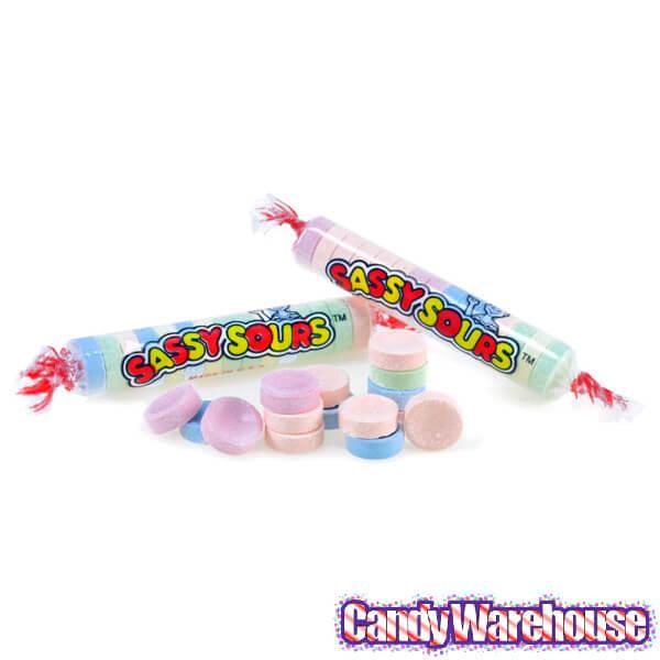 Sassy Sours Candy Rolls: 5LB Bag - Candy Warehouse