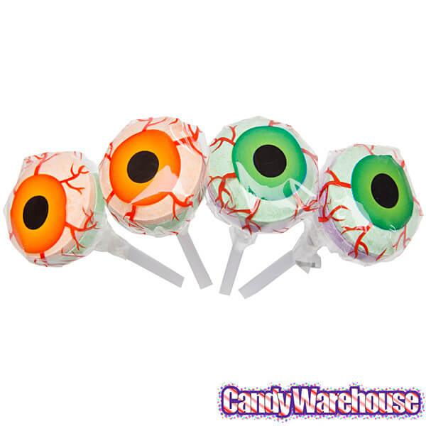 Scary Eyeballs Suckers: 45-Piece Box - Candy Warehouse