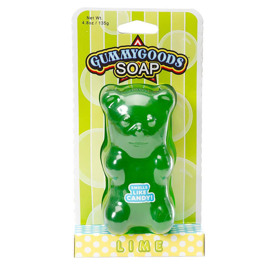 Scented Gummy Bear Soap - Lime - Candy Warehouse