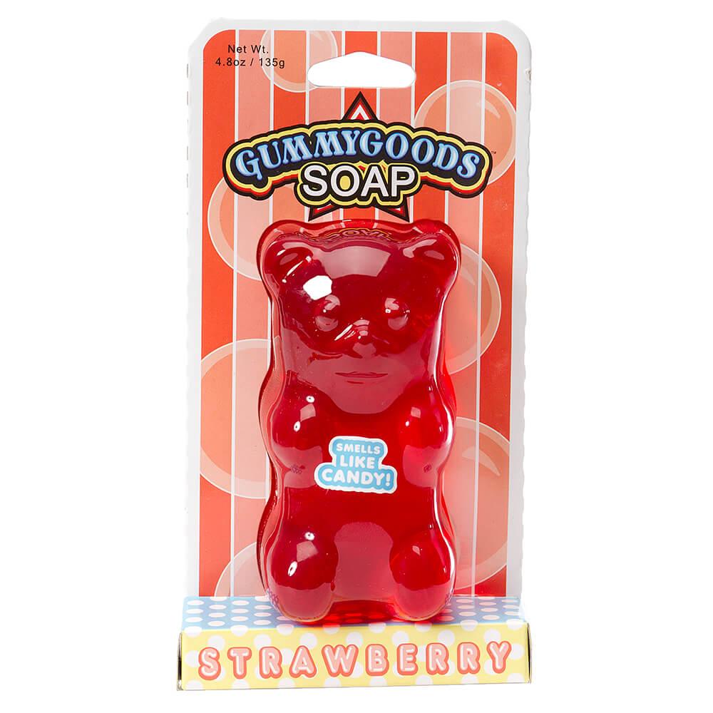 Scented Gummy Bear Soap - Strawberry - Candy Warehouse