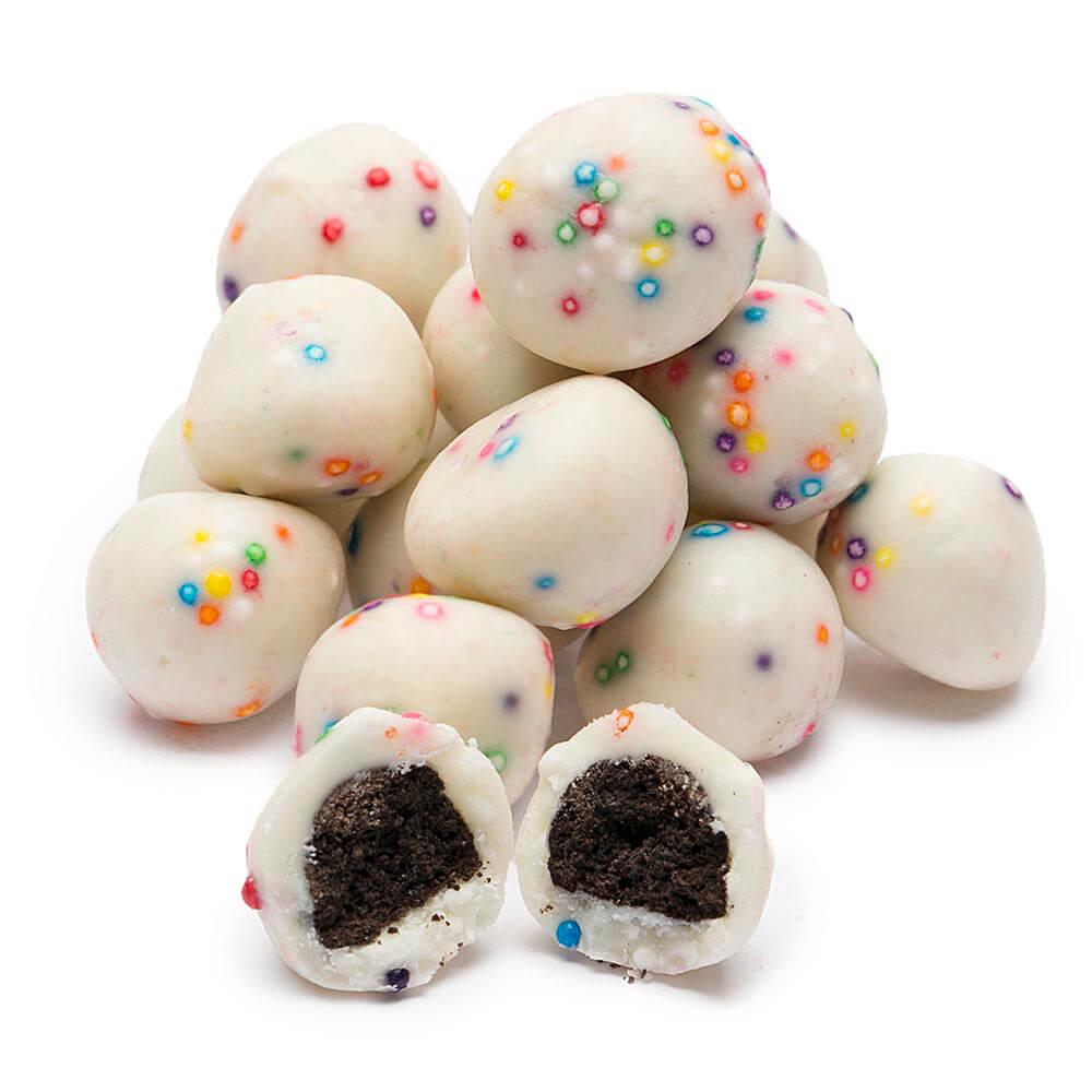 Sconza Chocolate Birthday Cake Cookie Bites Candy: 5LB Bag - Candy Warehouse