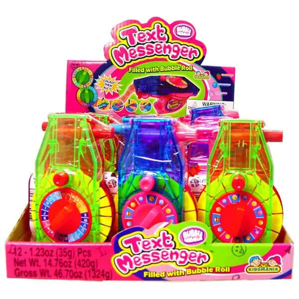 Secret message maker gum dispensers 12 piece box candy warehouse