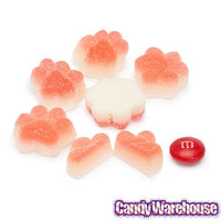 Senjaku Panda Paws Gummy Candy Packs - Peach: 6-Piece Box - Candy Warehouse