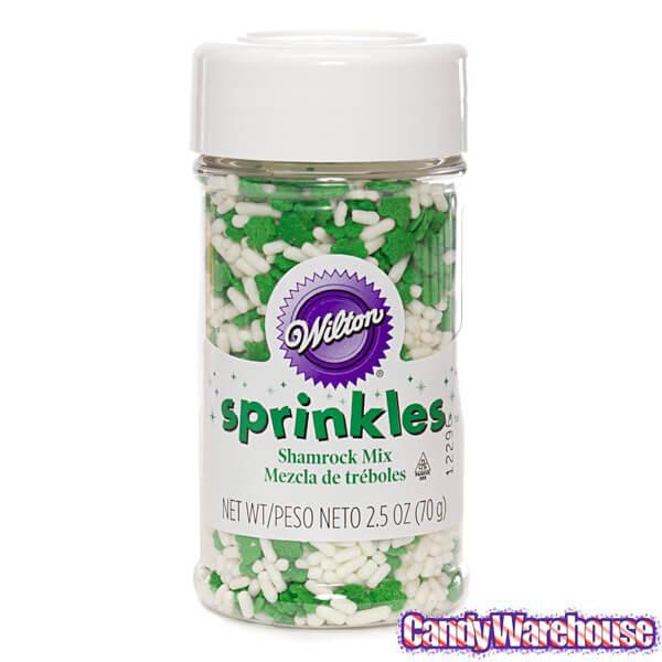 Shamrock Sprinkles: 2.5-Ounce Bottle - Candy Warehouse