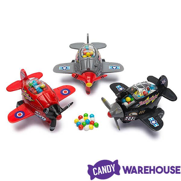 Shark Attack Planes with Candy: 12-Piece Box - Candy Warehouse