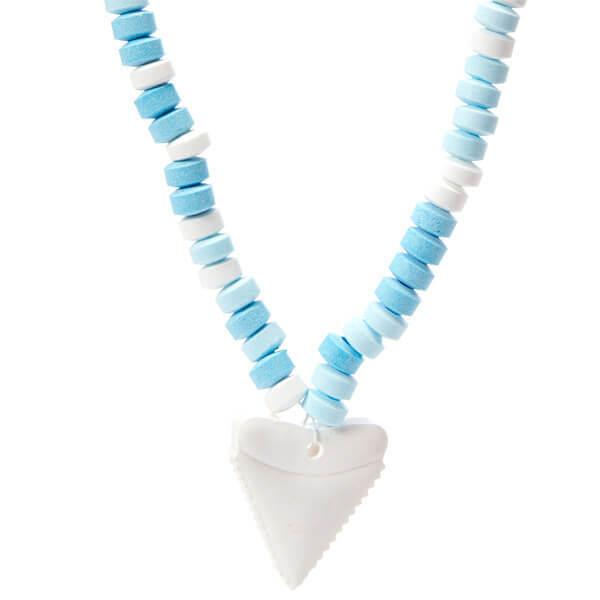 Shark Attack Tooth Candy Necklaces: 12-Piece Box - Candy Warehouse