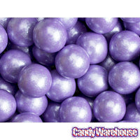 Shimmer Pearl Lavender Purple 1-Inch Gumballs: 2LB Bag - Candy Warehouse