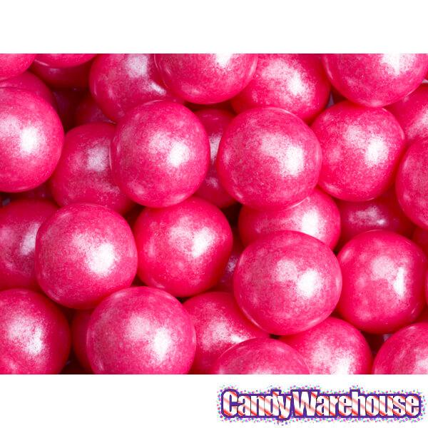 Shimmer Pearl Pink 1-Inch Gumballs: 2LB Bag - Candy Warehouse
