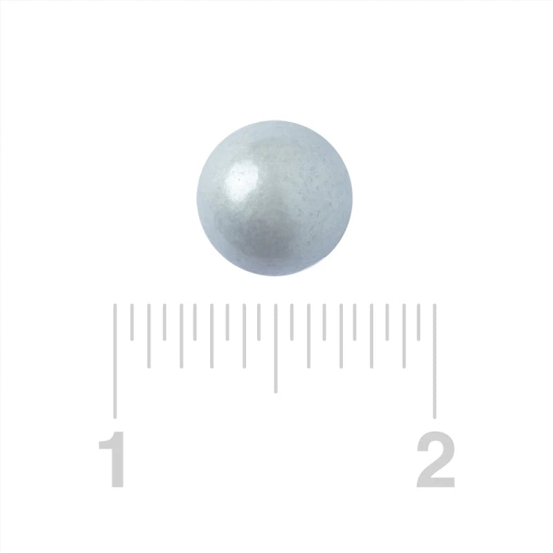 Shimmer Silver Tutti Frutti Gumballs: 850-Piece Case