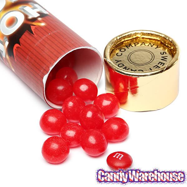 Shotgun Shells Cinnamon Balls Candy Packs: 12-Piece Box - Candy Warehouse