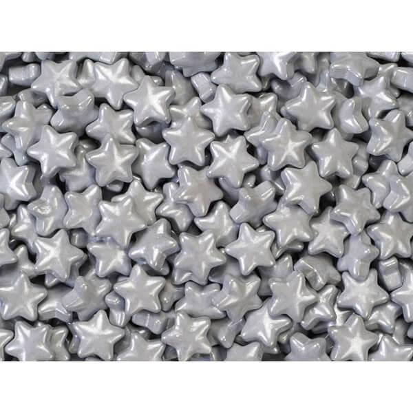 Silver Stars Candy: 2LB Bag - Candy Warehouse
