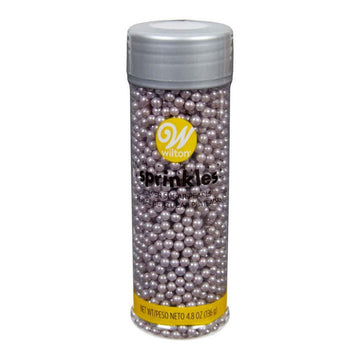 Silver Sugar Pearls Sprinkles: 4.8-Ounce Bottle - Candy Warehouse
