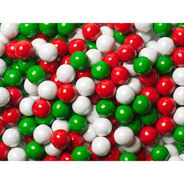 Sixlets Mini Milk Chocolate Balls - Christmas Colors Assortment: 2LB Bag - Candy Warehouse