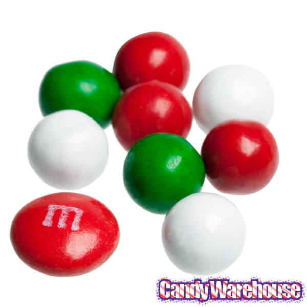Sixlets Mini Milk Chocolate Balls - Christmas Colors Assortment: 2LB Bag - Candy Warehouse
