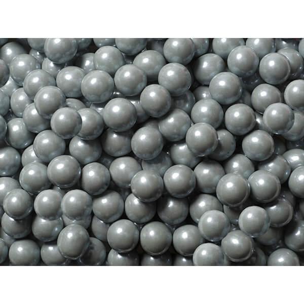 Sixlets Mini Milk Chocolate Balls - Silver: 2LB Bag - Candy Warehouse
