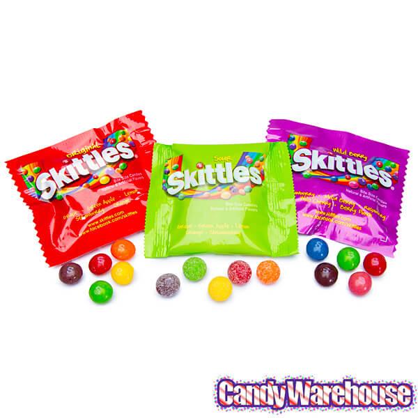 Skittles Candy Fun Size Packs - Assortment: 45-Piece Bag - Candy Warehouse