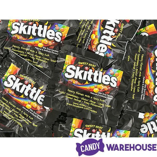 Skittles Candy Fun Size Packs Sweet Heat 9.11Ounce Bag Candy Warehouse